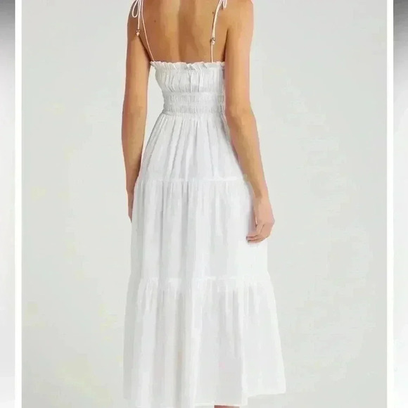 ELAN Smocked Cover-Up Midi Dress - Picture 3 of 7